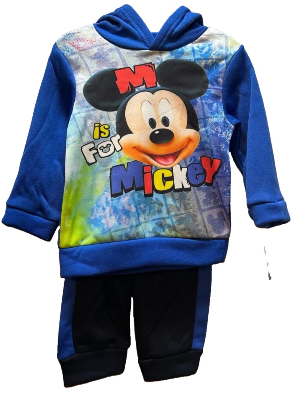 Disney Mickey Mouse fleece hoodie and pants 2-piece set NWT